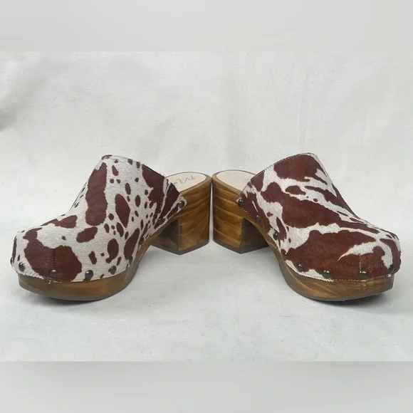 Matisse holly cowhide wood clog size 7 made in Brazil - Picture 9 of 10